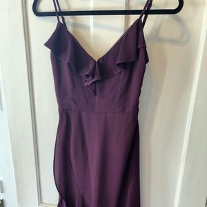 Purple midi GB dress.